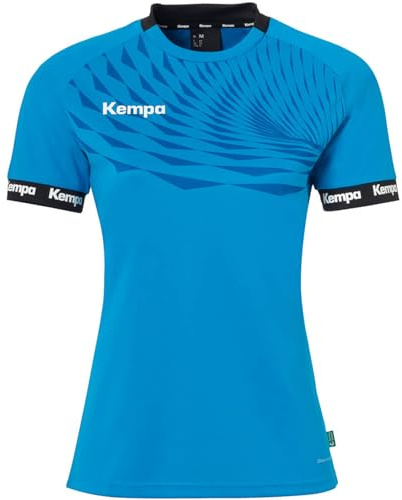 Kempa Herren Wave 26 Shirt Women Damen Mädchen Sportshirt Kurzarm Funktionsshirt Handball Gym Fitness Trikot, Kempablau/Royal, M EU