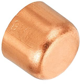 PATIKIL 5/8 Inch ID Copper Pipe End Cap, Copper Fitting Cap Sweat Plug Solder Connection for Plumbing HVAC Air Conditioner