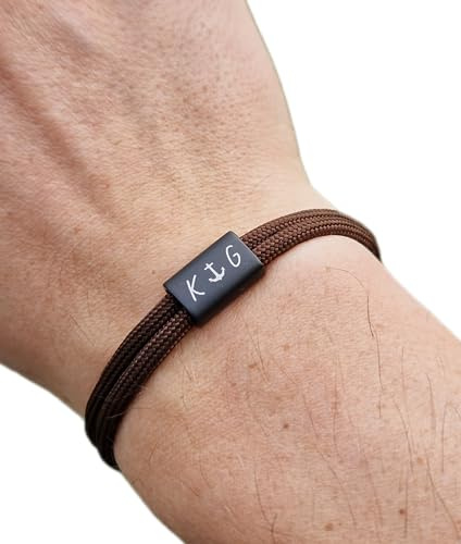 Gravur Armband für Paare, PaarArmband, Surfer Armband, personalisiertes Geschenk, Schmuck, Liebe, Liebesbeweis, Anker, Hochzeitsgeschenk