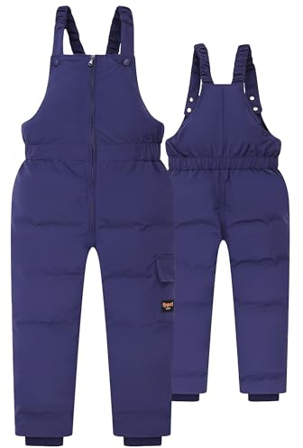 AIEOE Pantalon de Neige Combinaison de Ski Bébé Garçon Fille Salopette Duvet Chaud Hiver pour Petits Enfants de 2-3 Ans