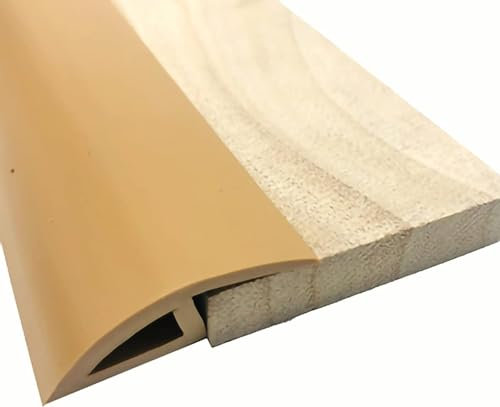 DECAKE Übergangsstreifen, Türschwelle, Bodenübergangsstreifen, Selbstklebender Übergangsstreifen, für Teppiche und Bodenbeläge, von Holz zu Fliesen, von Teppich zu Fliesen, von Holz zu Ho