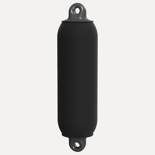 fender-design Diseño de defensas Funda de Defensa Defensa Barco largas (Ø 28-34cm en Negro) - Calcetines de Defensa de 5m para Cortar Usted Mismo para Aproximadamente 5-6 defensas