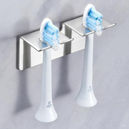 Porte-Brosse à Dents électrique - Support Mural en Acier Inoxydable SUS304 - Support de tête de Brosse à Dents Autocollant - Support Mural pour Salle de Bain
