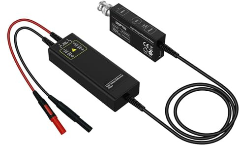 Sonde Différentielle Haute Tension, Oscilloscope Portable, Sonde Différentielle Haute Tension 100-240 V, Haute Précision pour la Conception d'alimentation à Découpage (Prise UE)