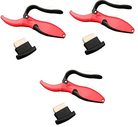 BESPORTBLE 3 Stücke Garten Rebschnitt Schere Handheld Gartenarbeit Werkzeug Rebschnitt Schere Für Rasenmäher Astschneider Hacken Gartenschere Schärf Werkzeug