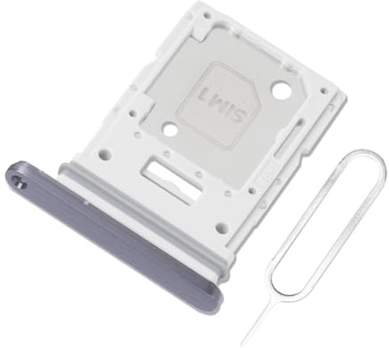 Eonpam Dual SIM Karte Rahmen für Samsung Galaxy A55 5g Card Tray SIM Kartenhalter Slot Schlitten Halter + SIM Pin(Schwarz)