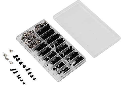 Kit de 360 ​​vis de Réparation en Acier allié, Assortiment de Micro-vis Cruciformes M2 M2,5 M3, Fixations pour Châssis, Cartes Mères et Disques Durs