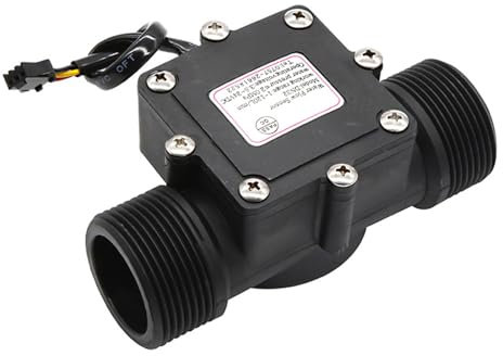 DIIOOMIEEU Fluidmeter Zähler 2-120L/min DN32 Wasserzähler Durchflussmesser Effekt Wasser Außengewinde
