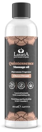 INTIMATELINE | Quintessence Massage Oil Choco Dream 150 ml | Aphrodisierendes Öl für erotische Massagen, Pheromonduft
