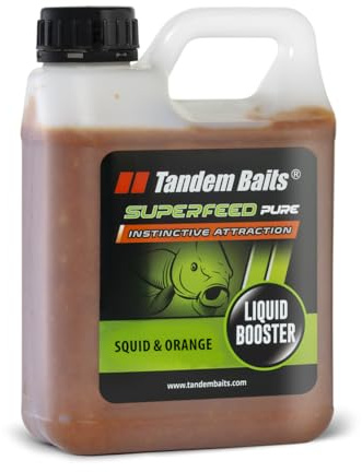Tandem Baits SuperFeed Pure Booster Fish & Robin Red | Karpfen Angeln ohne Mühe | für Boilies Köder Große-Fische-Angeln | Karpfenzubehör Profis & Hobby-Angler
