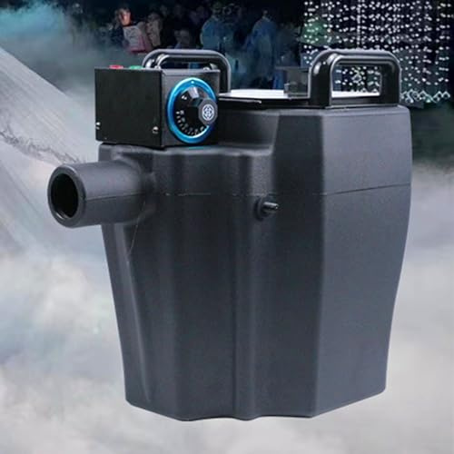 Máquina de niebla baja, máquina de humo de niebla de hielo seco, ideal para bodas, Halloween, fiestas, DJ y actuaciones en escenario(6000W)