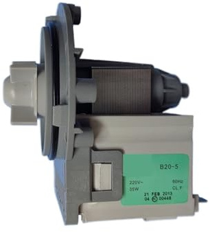 DDLSKZXI Moteur de Pompe de vidange for Lave-Linge B20-5 60 Hz, Compatible avec Samsung, DC31-00030