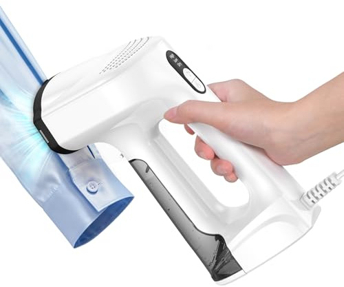 Sweepulire Vacuum Steamer for Clothes, 3500Pa Suction Handheld Clothes Steamer, 3 Modes, LED Display, Portable Travel Steamers for Clothes, Steaming & Ironing 2 In 1 (for 110-120V)