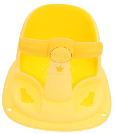 TOYANDONA Badewannensitz mit Rutschfestem Sitz und Stabilem Design Sicherer Duschstuhl für Kleinkinder Ab Monaten Praktischer Badesitz für Sitzende Badspaß Gelb