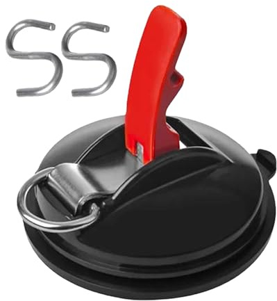 Lnhgh Saugnapf-Haken, hohe Widerstandsfähigkeit, verstärkte Saugnäpfe, mit Haken – Befestigung ohne Bohren für Küche, Bad, Reisen, Camping