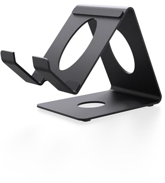 Standfußhalterung kompatibel für ROG Xbox Ally/Ally X für Steam Deck, Spielekonsole, Desktop-Aufbewahrungsregal, Handheld-Spieletisch, Metallhalterung, Riser-Dock (schwarz)