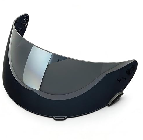 Qualifier Helmet Visor Compatible with Bell Qualifier, Star, Vortex, RS-1, Revolver Helmets Face Shield (Dark Black)