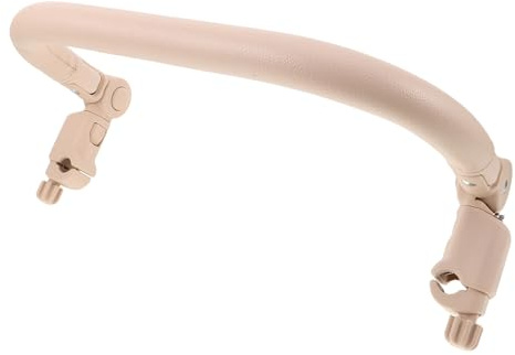 VICASKY Poignée Extensible pour Poussette Bébé et Tout-Petit Accoudoir Avant en PU Mousse et Fer Garde-Corps de Sécurité Ajustable Accessoire Pratique pour Balades en Extérieur