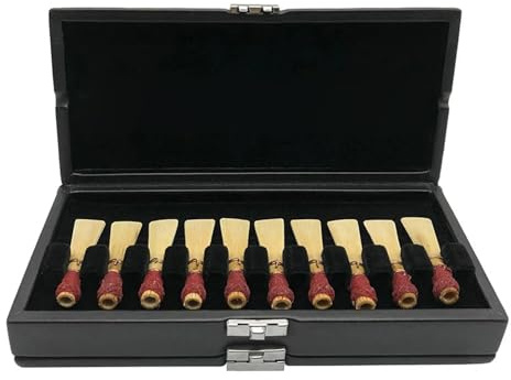Oboenrohr-Etui Holzblasinstrumenten-Reed-Aufbewahrungskoffer, Saxophon-Reed-Etui, Oboen-Reed-Halterbox, platzsparend for Oboe und Fagott Für Geschäftsreisen
