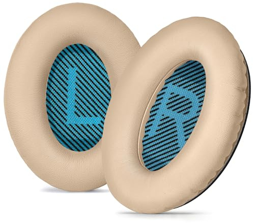 Aurivor Ersatz-Ohrpolster Ohrkissen für Bose QuietComfort QC 35 (ii) 25 15 2 Kopfhörer, Prämie Polster für QC35 (ii) QC25 QC15 QC2 SoundTrue SoundLink AE2|AE2i|AE2w Over-Ear Kopfhörer