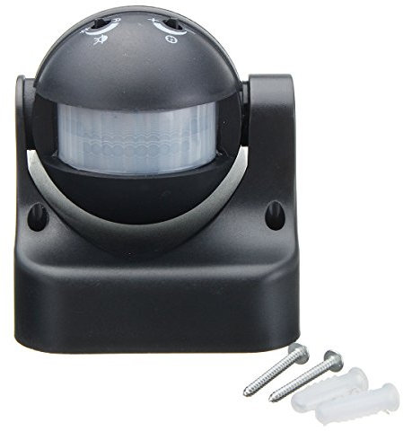 C-FUNN Auto Pir Bewegung Sensor Melder Schalter Home Garten Licht Lampe Schalter Schwarz