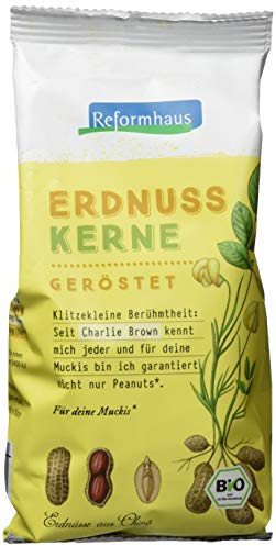 Reformhaus Erdnusskerne geröstet Bio, 6er Pack (6 x 200 g)