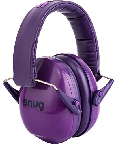 Snug Kids Ear Defenders - Noise Cancelling Headphones Protectors for Children, Toddlers and Baby (Purple)