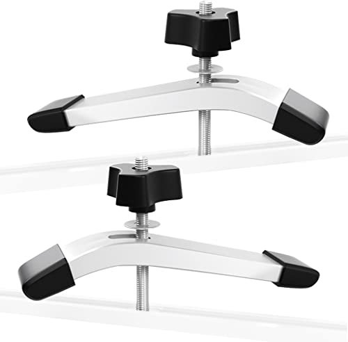 HWTONG 2 Stück T Nut Schiene Splint, Schnellspannklemmen-Set, Gelten für Werkzeug zur Holzbearbeitung