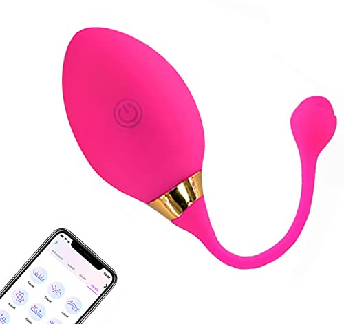 ZWFUN APP-gesteuerter G-Punkt-Kugel-Vibrator, weibliches Vagina-Anal-Stimulator-Massagegerät für Frauen Drahtlose Fernbedienung Vibratoren Tragen Vibrierende Ei Spielzeug für Paar（Schwarz-D）