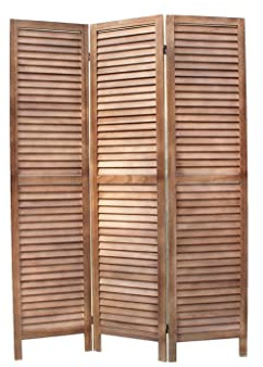 MIMBRE NATURAL BIOMBO - Separador DE AMBIENTES 3 Paneles-Paraban biombo de Madera Clara para la división de Espacios en el hogar ( 40×6×170)