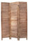 MIMBRE NATURAL BIOMBO - Separador DE AMBIENTES 3 Paneles-Paraban biombo de Madera Clara para la división de Espacios en el hogar ( 40×6×170)