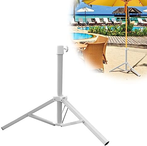 Hekasvm Sonnenschirmständer -Sonnenschirmfuß- Zusammenklappbarer, Sonnenschirm Ständer Boden Für Schirmstangen, Stabiles Halterohr, Garten Und Camping (Durchmesser unter 3,5 cm)
