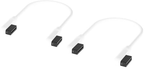 Corsair iCUE LINK Cables - 2x 135mm Slim 90° - Blanc