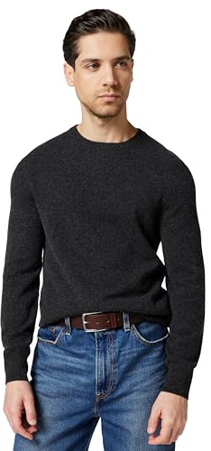 NAADAM Maglione Girocollo da Uomo The Original Cashmere, Fumo, M