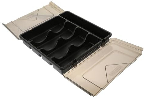 Alipis Contenitore Per Posate Organizer Per Cassetti Con Coperchio Per Cucina in Pp Design Salvaspazio