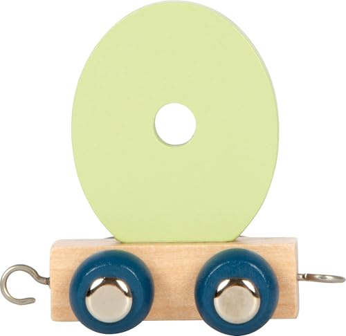 small foot Buchstabenzug Polar O aus Holz, Holzzug individuell kombinierbar, zum Dekorieren und Verschenken, 12585