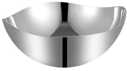 JKUHA Cuenco de cocina de acero inoxidable, ensaladera irregular de lujo, ligero y creativo, frutero for restaurante de Hotel, bandeja for servir con forma(Irregular,30cm)