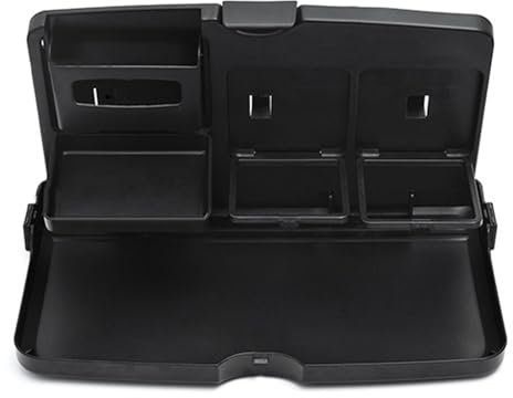 Car Backseat Table - Multifunctional Folding Tray With Cup and Drink Holder for Phone, Food, Bottle, Meal