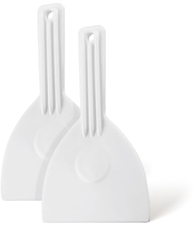2-Stück Teigspachtel,Teichner Pizza,Pizzateig Spachtel,Teigspatel Flexibler set,Dough Flexibel Pizzawerkzeug Kunststoffspachtel Küche,Pizzaspachtel,Teigspachtel Flexibel,Teigspachtel Flexibel Teig