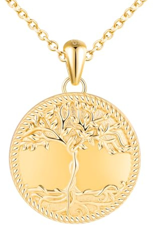 CPSLOVE Damen Fotos Halskettes Medaillons 925 Silber Baum des Lebens Ketten Öffnen Anhänger Mädchen Personalisierte Photo Openable Anhänger Fashion Schmuck