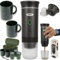 NGT Portable Espresso Coffee Machine USB Fishing Latte Mixer Black + NGT Brew kit