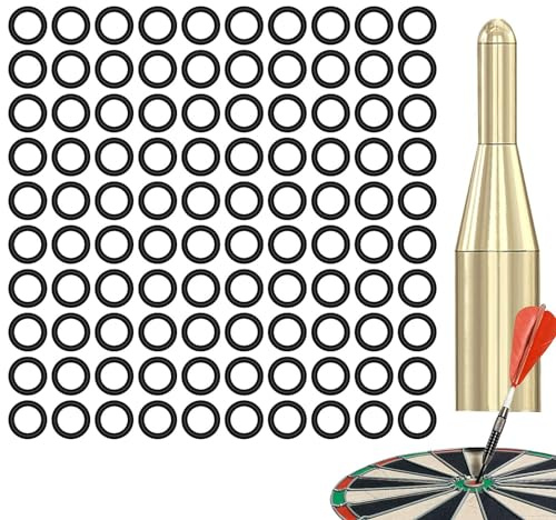 O-Ringe Für Dartschäfte – Dart-Gummi-O-Ringe, 100 Stück Mehrzweck-Ringe | Praktisches Dartzubehör Für 2AB-Gewinde-Dartschäfte, Langlebige Dämpfungsringe Für Sichere Befestigung Und Präzises Spiel