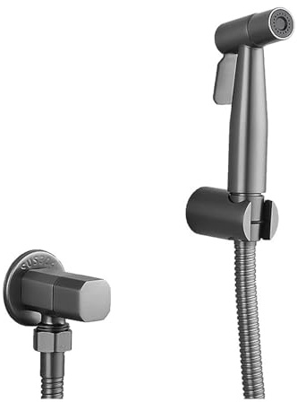 ZCCZJS Bidet Robinet Toilet Portable pulvérisateur Bidet Set Robinet de Toilette Single Cold Water de Salle de Bain Pouse de Douche sans soupape (Couleur: avec vanne 4pcs -01)