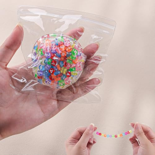 Anboor handgefertigte Stressbälle, stresslindernder Hand-Quetschball mit White-Noise, Meditation & Fokusverbesserung für Erwachsene, Frauen & Männer (Alphabet-Ball)
