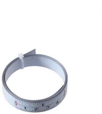 Mètre ruban autocollant en pouces et métriques, double échelle, clinique d'établi, ruban auto-adhésif, portable, en acier inoxydable, établi de travail
