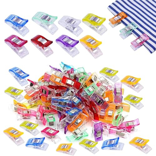 120 PCS Sewing Clips, Super Strong Clamping Force, Anti Slip|Multi-Color