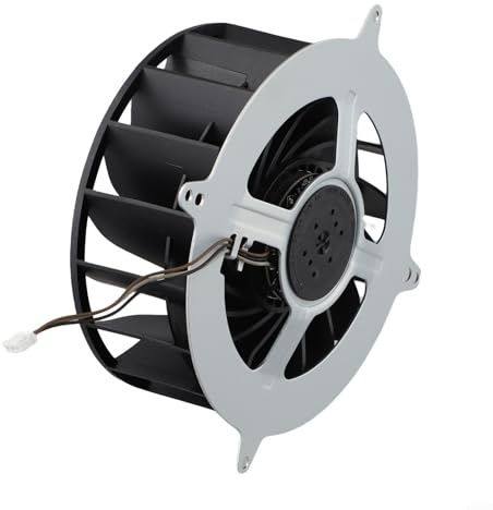 Replacement Internal Cooling Fan with 17 Blades for Console, Enhanced Airflow and Noise Reduction ABS CPU Cooler,4.92 x 1.81 Inch, Easy Installation for Maintaining Optimal Thermal Management