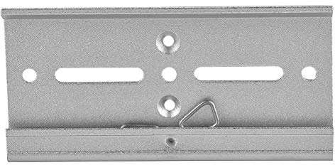 Morsetto Fisso Alluminio 100mm per Guida DIN 35mm per Fissaggio Relè Moduli e Quadri Elettrici