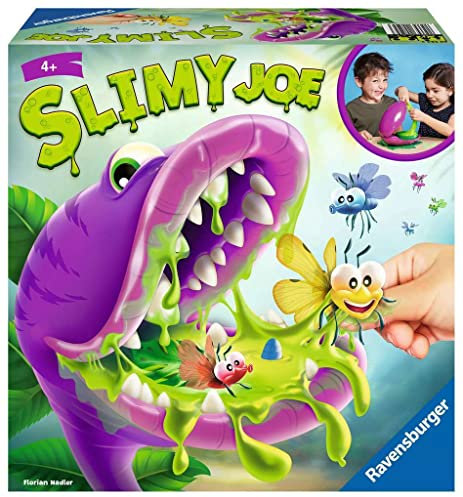 Ravensburger Kinderspiel 20594 - Slimy Joe, Spiel für Kinder ab 4 Jahren, für 2 bis 4 Spieler - Glibberiger Aktionsspielespaß mit echtem Schleim