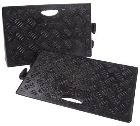 Pack of 2 Black kerb ramps